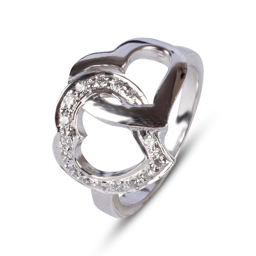 Eclaza Handcrafted With Heart Celebrate The Beauty Of 92.5 Sterling Silver Ring
