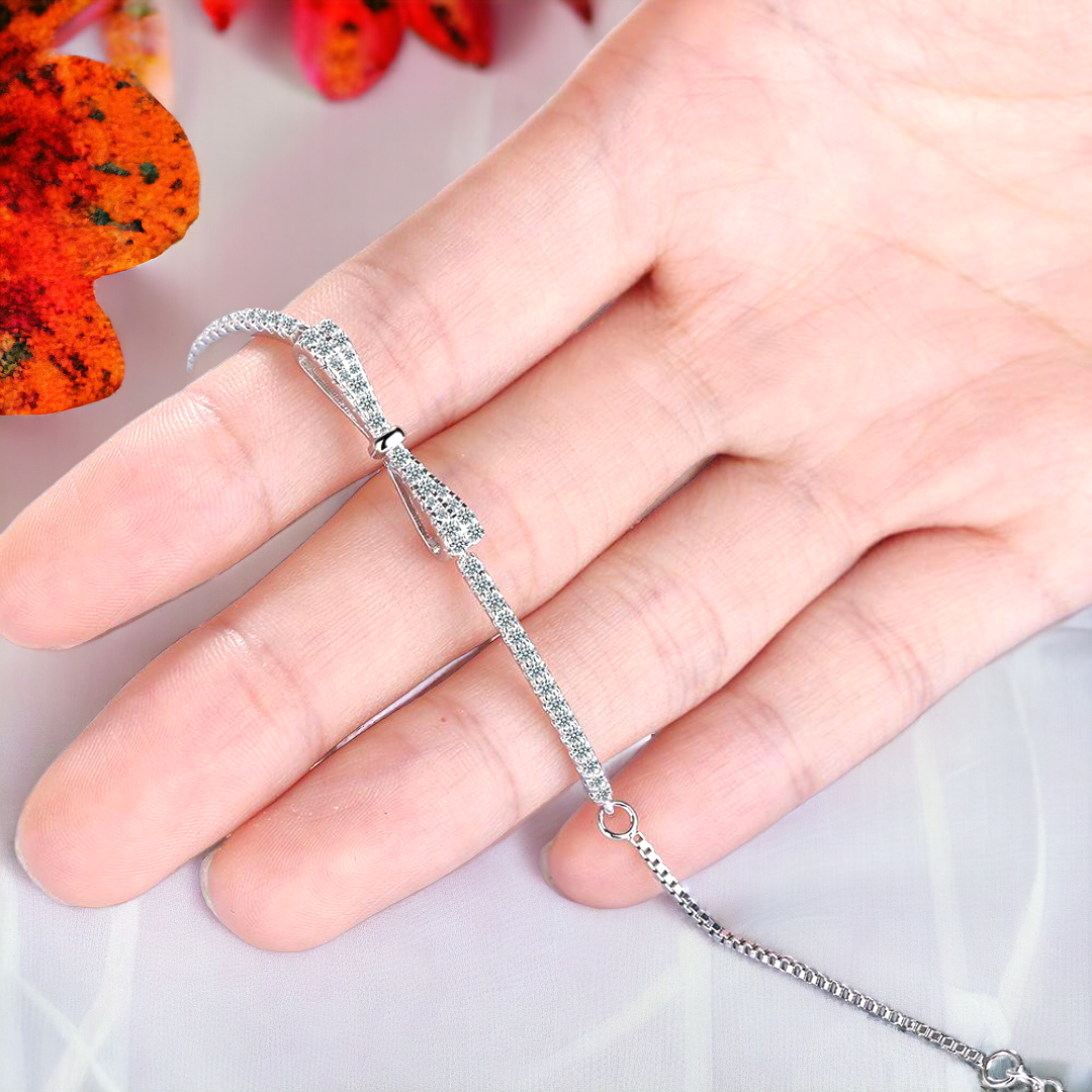 Eclaza Where Brilliance Bends Exquisite 92.5 Sterling Silver Bracelet Designs